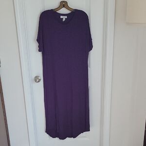 Iconic Luxe Purple Maxi Dress